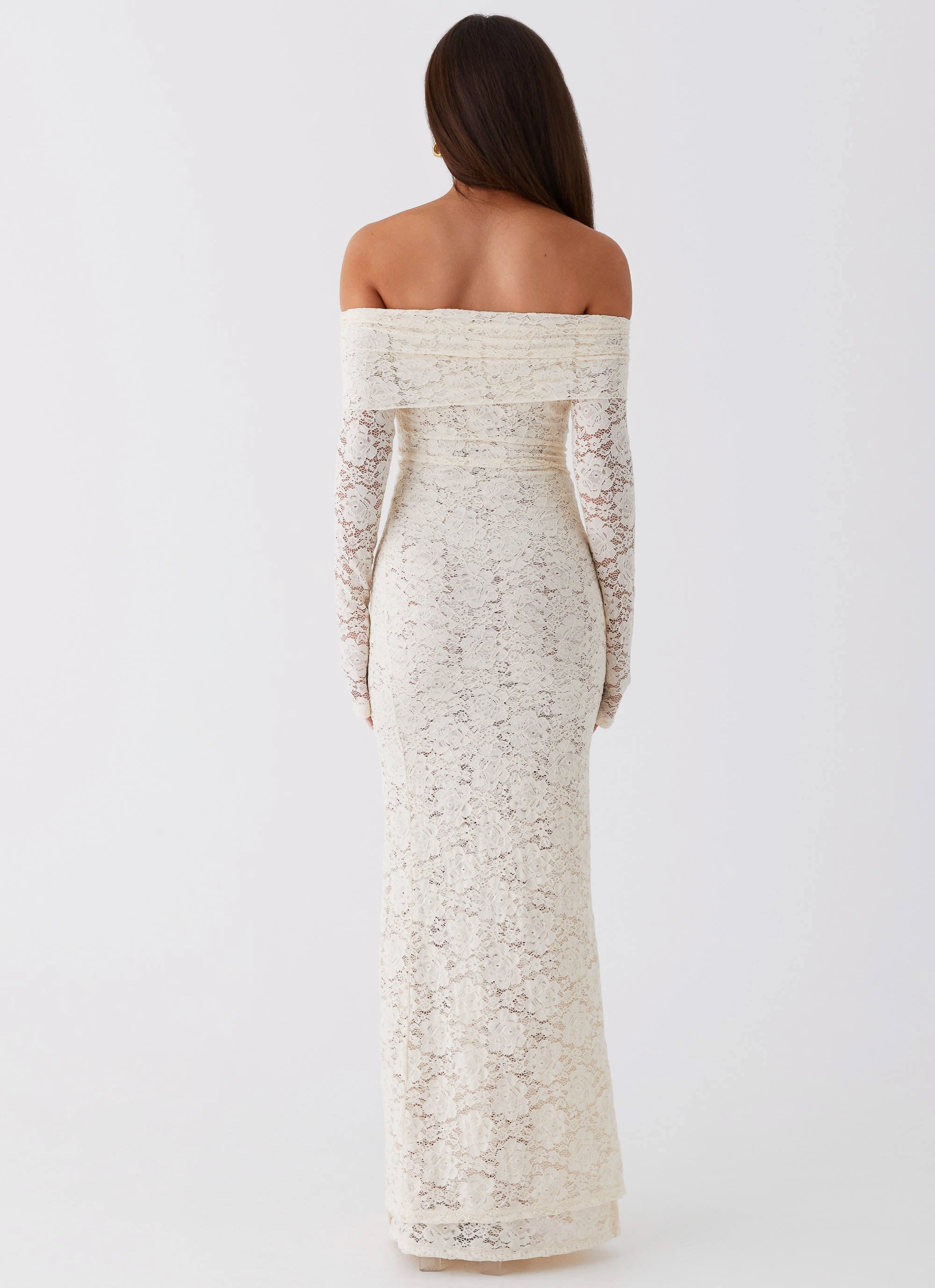 Versatile Style Classic Touch Yours Always Lace Maxi Dress - Ivory