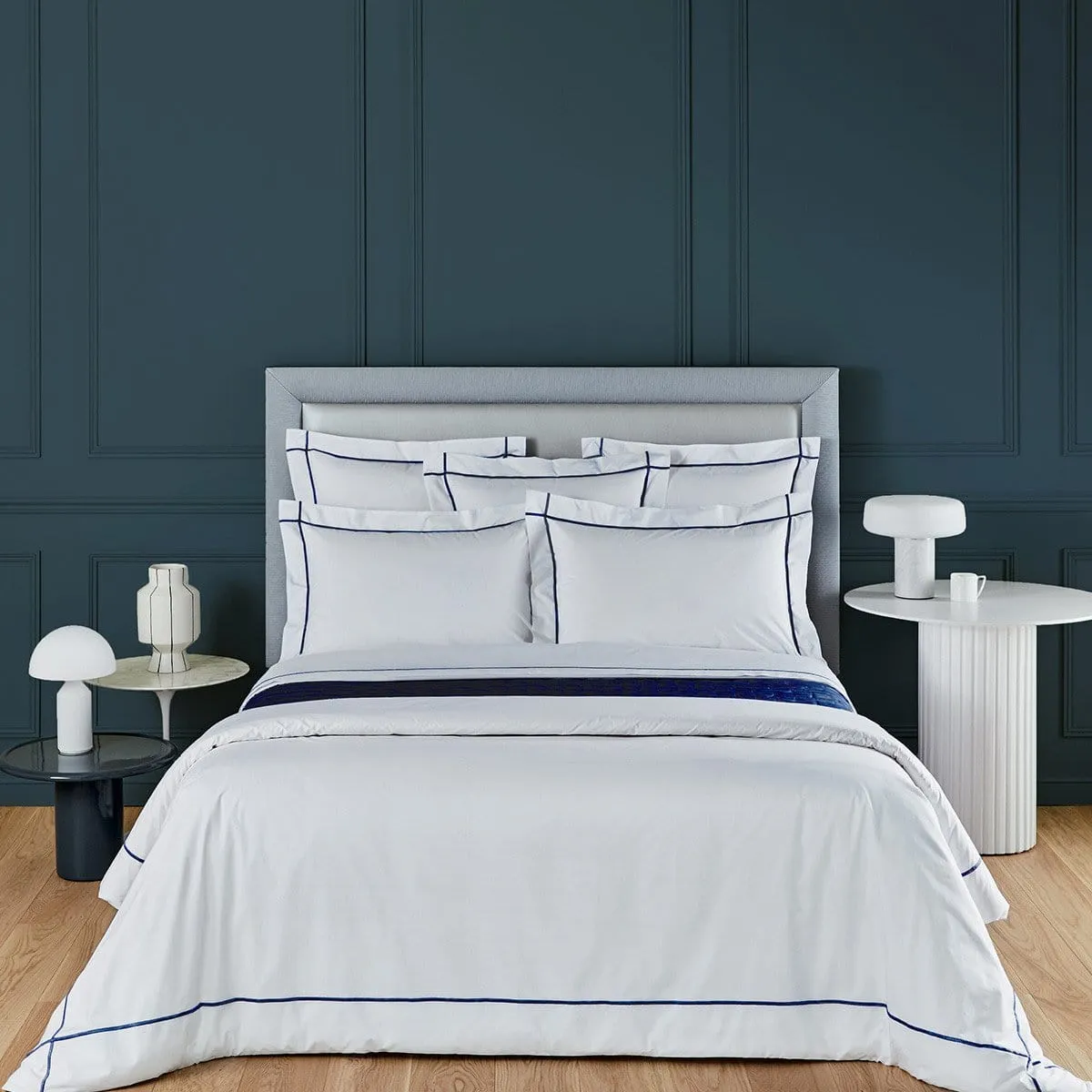 Yves Delorme Athena Pillowcase Marine Standard 50X75
