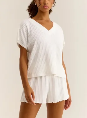 Z Supply Harper Rib V-Neck Top
