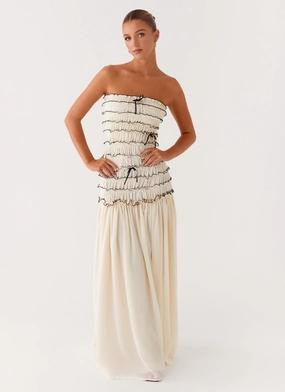 Wide Swing Zariah Maxi Dress - Ivory