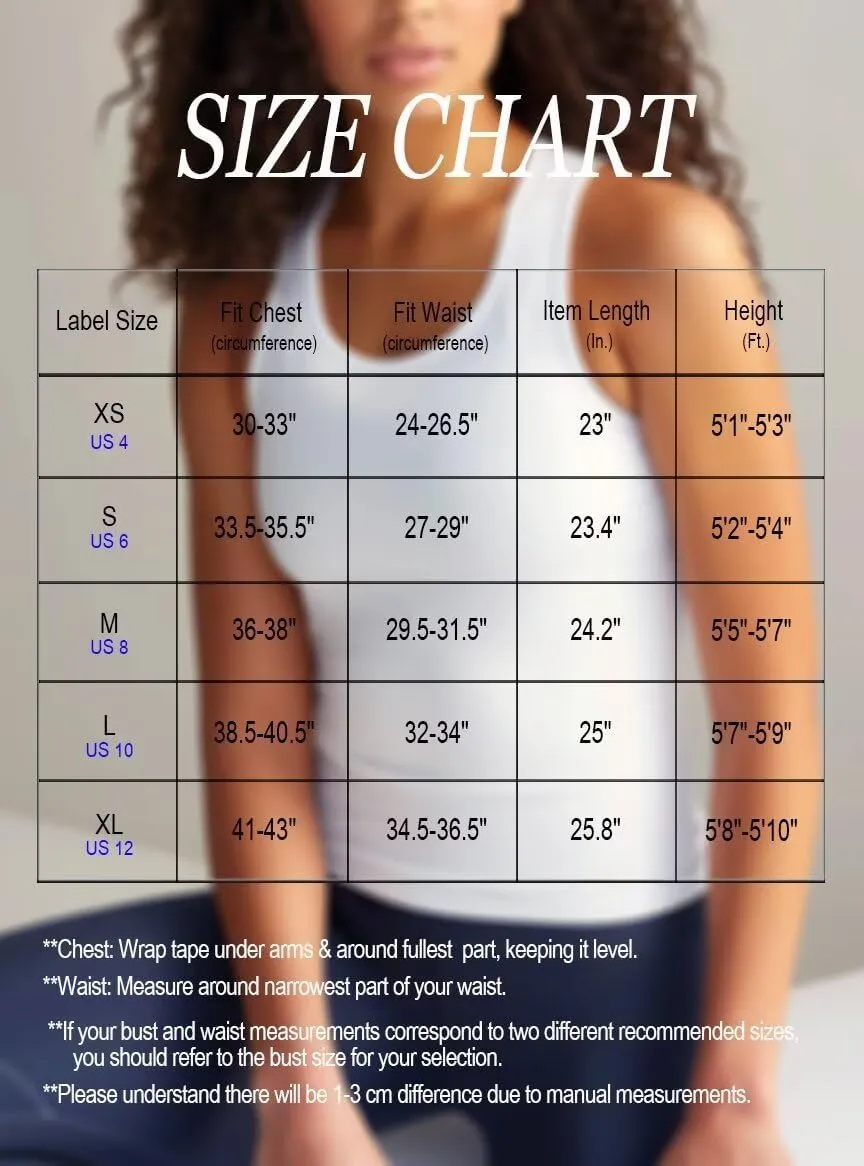 Zengjo Running Tanks for Women Moisture Wicking Athletic Workout Gym Tops Racerback