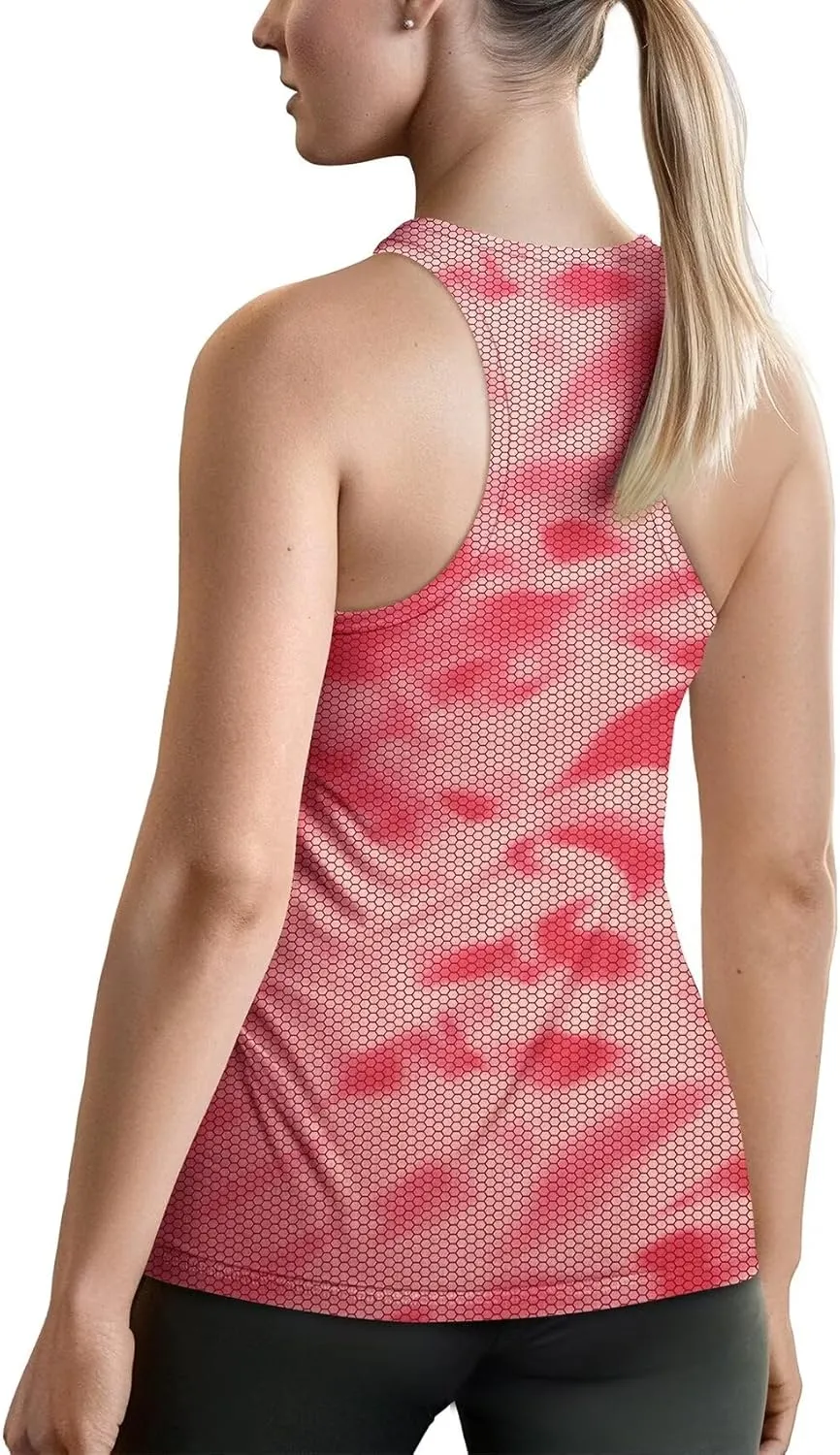Zengjo Sleeveless Athletic Tops for Women Moisture Wicking Running Workout Tanks