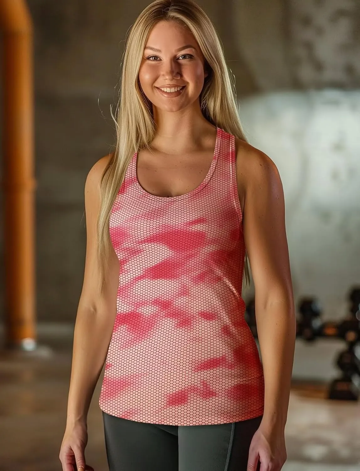 Zengjo Sleeveless Athletic Tops for Women Moisture Wicking Running Workout Tanks