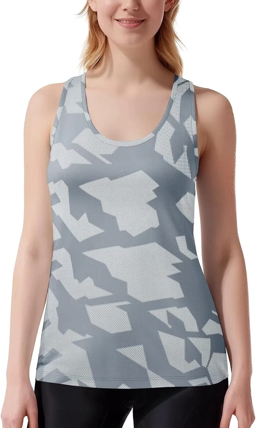 Zengjo Sleeveless Athletic Tops for Women Moisture Wicking Running Workout Tanks