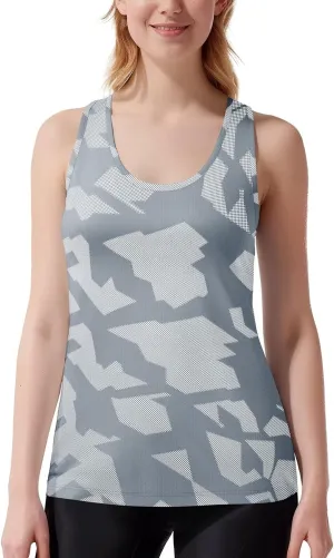 Zengjo Sleeveless Athletic Tops for Women Moisture Wicking Running Workout Tanks