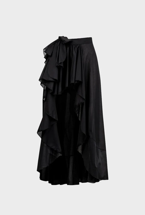 FLAMENCO SKIRT BLACK MoistureWickingFabric StainResistantFinish