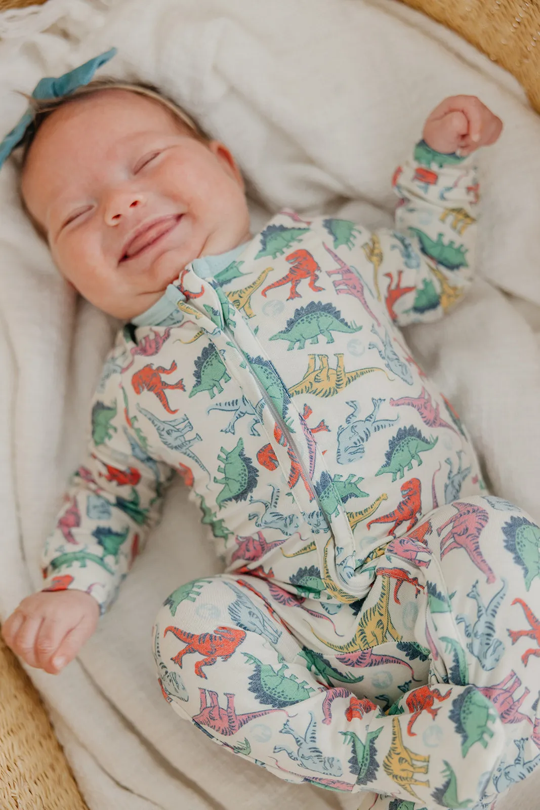 Zip-Up Footie Pajama - Dinosaurs of Jurassic Park