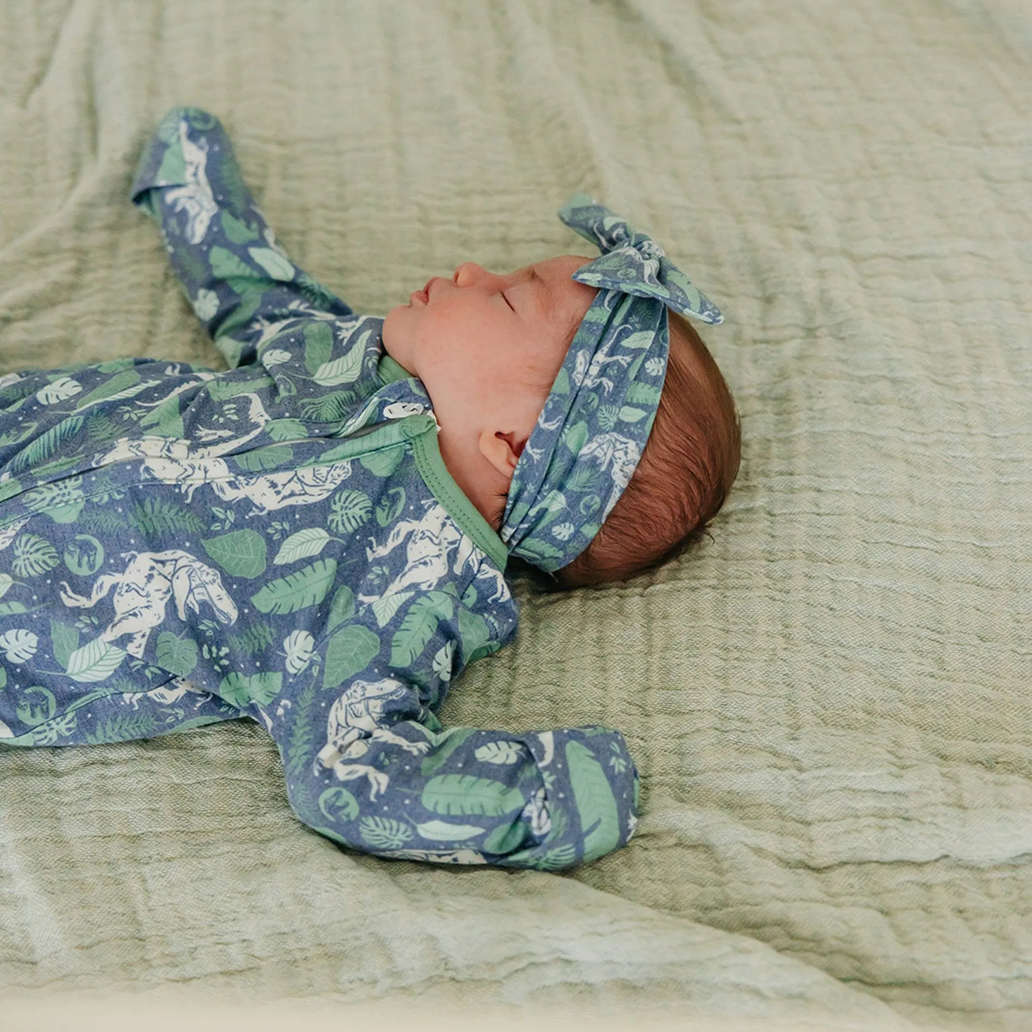Zip-Up Footie Pajama - Jurassic Park