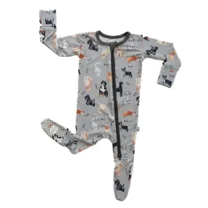 Zipper Footie Puppy Pack