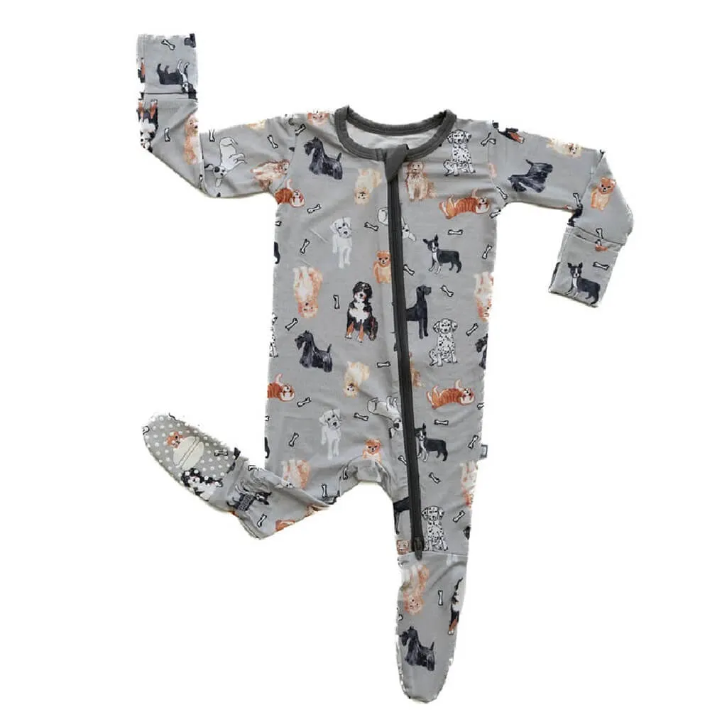 Zipper Footie Puppy Pack