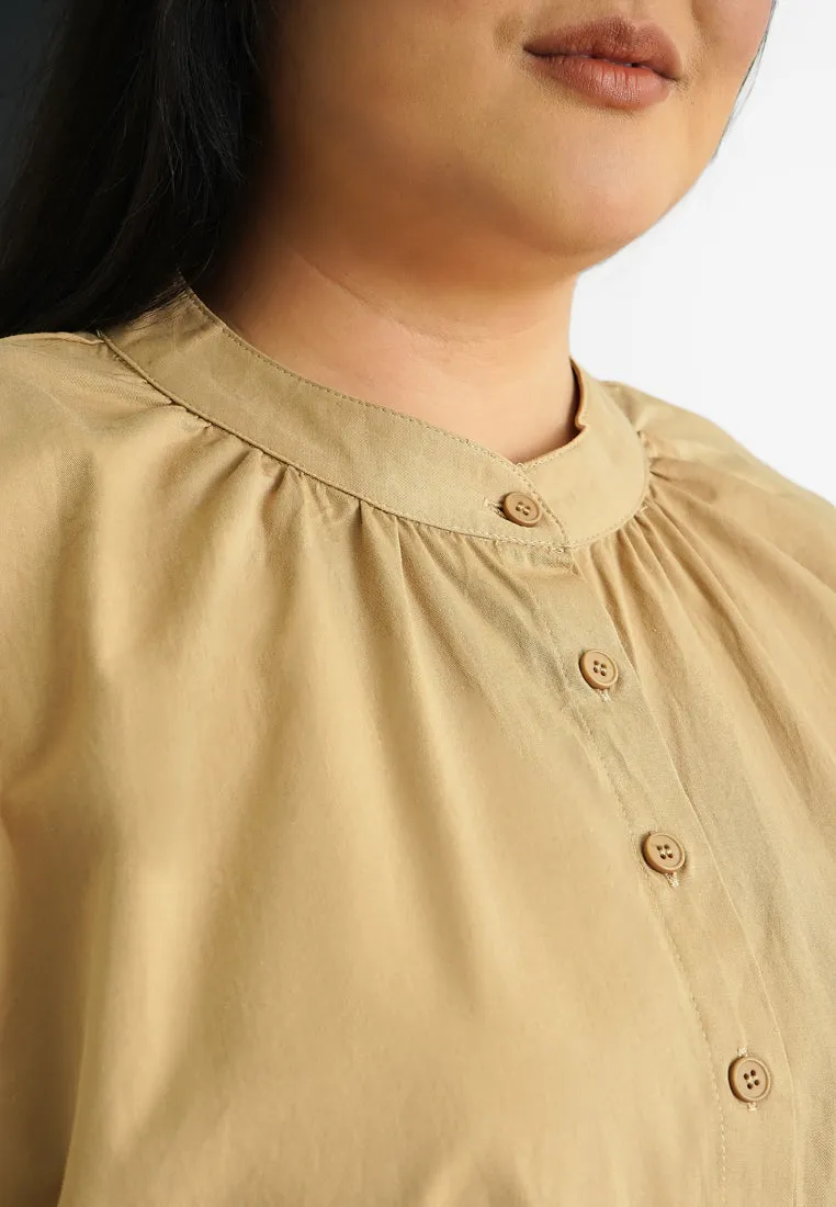 Zuzu Long Sleeve Oversized Shirt