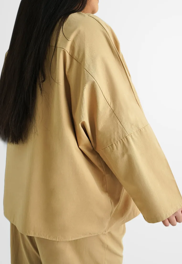 Zuzu Long Sleeve Oversized Shirt