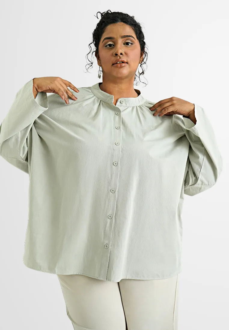 Zuzu Long Sleeve Oversized Shirt