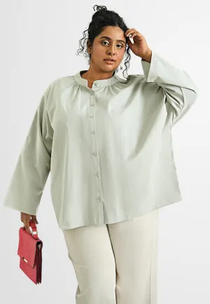 Zuzu Long Sleeve Oversized Shirt